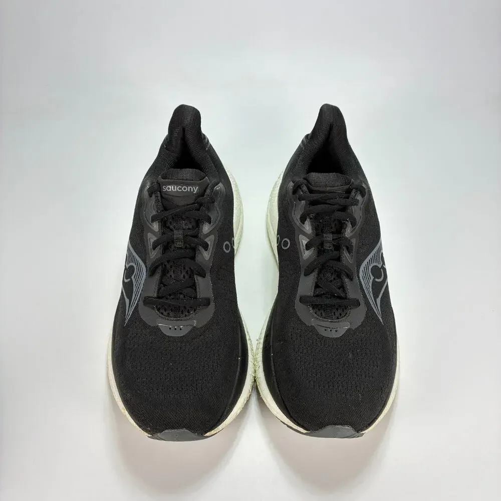Saucony Triumph 20 Black White Athletic Running Shoes S21023-200 Men's Size 12